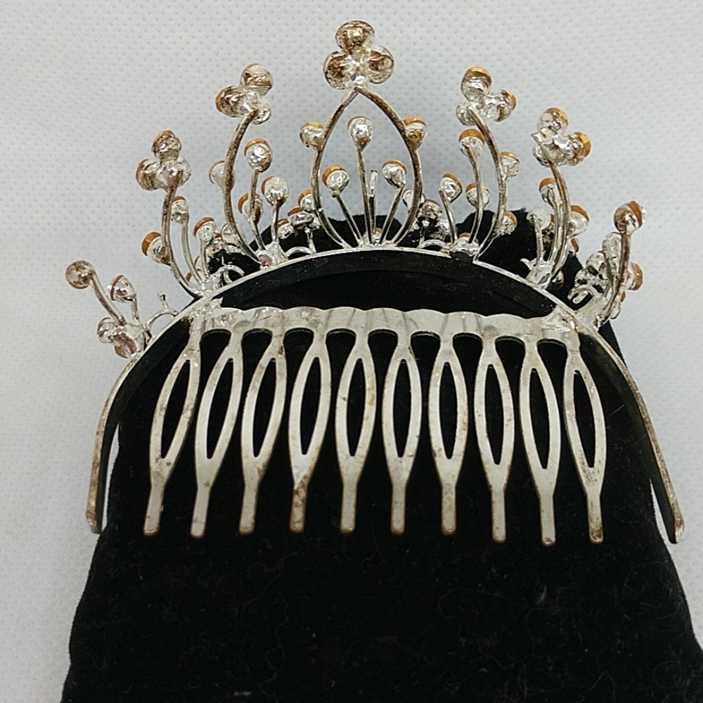 Austrian Crystal dance Tiara or bridal crown - Picture 3 of 3